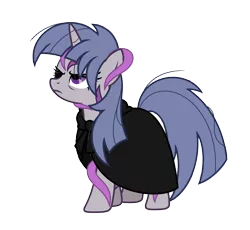 Size: 9522x8761 | Tagged: safe, artist:estories, derpibooru import, oc, oc:dusk shine, pony, unicorn, comic:stable 33, fallout equestria, absurd resolution, cloak, clothes, female, mare, simple background, solo, transparent background, vector