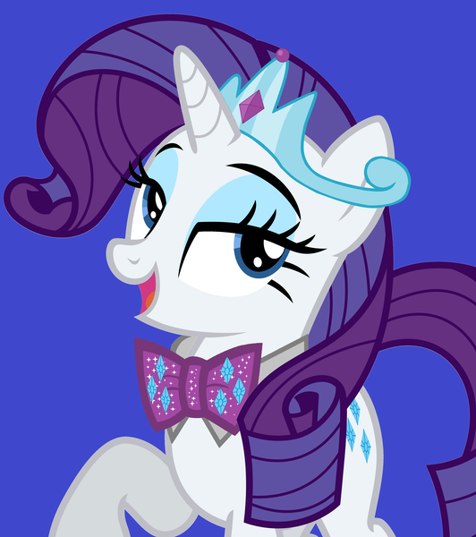 Size: 4466x5034 | Tagged: safe, artist:disneymarvel96, artist:estories, derpibooru import, edit, vector edit, rarity, pony, bowtie, bowties are cool, bust, crown, jewelry, portrait, regalia, tiara, vector