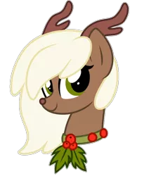 Size: 800x900 | Tagged: safe, artist:crystal-tranquility, derpibooru import, ponified, deer, deer pony, original species, pond pony, pony, bust, figgy pudding, male, portrait, simple background, solo, transparent background