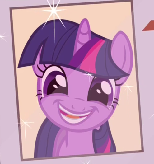 Size: 495x527 | Tagged: safe, derpibooru import, screencap, twilight sparkle, pony, unicorn, the point of no return, adorkable, cropped, cute, derp, dork, faic, female, library card, mare, smiling, solo, twiabetes, twilight sparkle is best facemaker, unicorn twilight