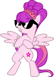 Size: 1371x1931 | Tagged: safe, artist:chipmagnum, derpibooru import, oc, oc:star divine, pegasus, pony, bipedal, female, mare, simple background, solo, sunglasses, transparent background