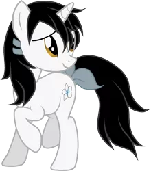 Size: 1284x1458 | Tagged: safe, artist:chipmagnum, derpibooru import, oc, oc:silver peace, pony, unicorn, female, mare, simple background, solo, transparent background