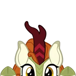 Size: 10000x10000 | Tagged: absurd resolution, artist:mrkat7214, autumn blaze, awwtumn blaze, cute, derpibooru import, female, fourth wall, kirin, looking at you, part of a set, peekaboo, peeking, safe, simple background, solo, soon, transparent background, underhoof, vector