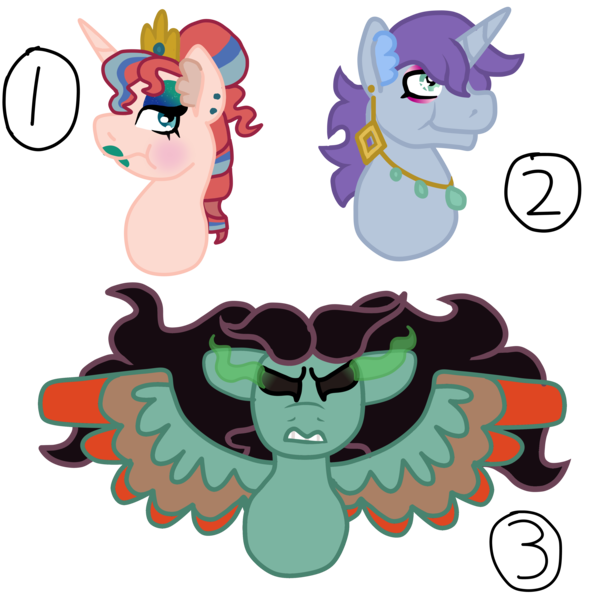 Size: 4000x4000 | Tagged: safe, artist:glamgoria-morose, derpibooru import, pegasus, pony, unicorn, dark magic, jewelry, magic, magical gay spawn, magical lesbian spawn, makeup, offspring, parent:king sombra, parent:moondancer, parent:princess luna, parent:zephyr breeze, parents:lunadancer, parents:zephbra