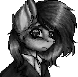 Size: 254x250 | Tagged: safe, artist:uglypartyhat, derpibooru import, oc, oc:connor, unofficial characters only, earth pony, pony, bust, clothes, necktie, photo, portrait, simple background, suit, traditional art, transparent background