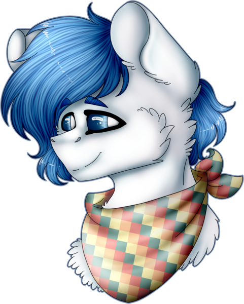 Size: 960x1198 | Tagged: safe, artist:uglypartyhat, derpibooru import, oc, unofficial characters only, pony, bust, neckerchief, portrait, simple background, solo, transparent background