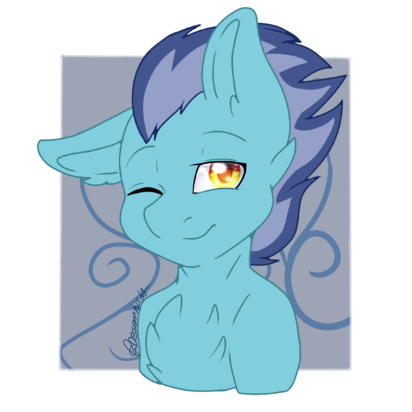 Size: 1024x1024 | Tagged: safe, artist:rcdesenhista, derpibooru import, oc, oc:crispy, unofficial characters only, pony, fluffy, solo