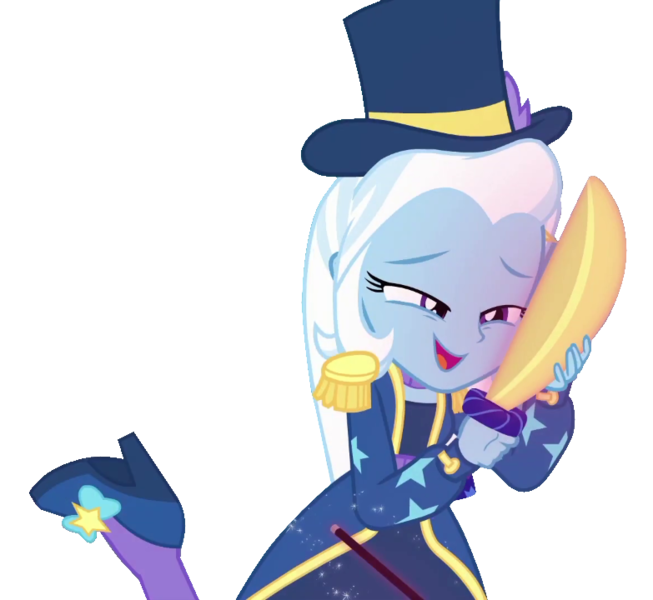 Size: 783x720 | Tagged: safe, artist:marcoequestrian98, derpibooru import, edit, edited screencap, screencap, trixie, equestria girls, equestria girls series, street magic with trixie, spoiler:eqg series (season 2), background removed, cute, diatrixes, not a vector, simple background, solo, transparent background