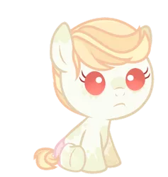 Size: 1024x1078 | Tagged: safe, artist:tilly-tries, derpibooru import, oc, oc:trilogy, unofficial characters only, earth pony, pony, base used, earth pony oc, female, foal, magical gay spawn, next generation, offspring, parent:featherweight, parent:pipsqueak, parents:feathersqueak, solo