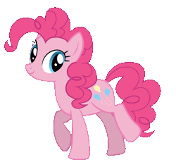 Size: 500x460 | Tagged: safe, artist:weegy, artist:weegygreen2, derpibooru import, pinkie pie, earth pony, pony, animated, female, mare, simple background, skipping, solo, transparent background, trotting