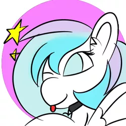 Size: 400x400 | Tagged: safe, artist:pegasusspectra, derpibooru import, oc, oc:pegasus spectra, pony, collar, profile picture, simple background, solo