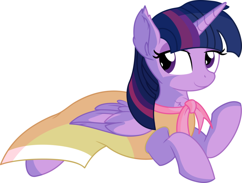 Size: 7279x5496 | Tagged: safe, artist:cyanlightning, derpibooru import, twilight sparkle, twilight sparkle (alicorn), alicorn, pony, sweet and elite, .svg available, absurd resolution, birthday dress, clothes, dress, ear fluff, female, looking back, mare, prone, simple background, smiling, solo, transparent background, vector