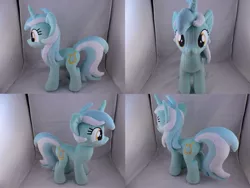 Size: 1597x1199 | Tagged: safe, artist:little-broy-peep, derpibooru import, lyra heartstrings, pony, unicorn, irl, photo, plushie, solo