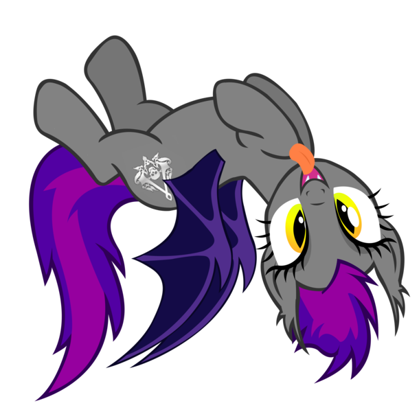 Size: 4152x4083 | Tagged: safe, artist:jackiejak, derpibooru import, oc, oc:nightfire, unofficial characters only, bat pony, pony, 2020 community collab, derpibooru community collaboration, bat pony oc, bat wings, female, simple background, solo, tongue out, transparent background, wings