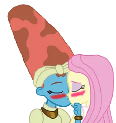 Size: 1961x2075 | Tagged: safe, artist:fernandash, artist:ktd1993, derpibooru import, fluttershy, meadowbrook, equestria girls, equestria girls series, beehive hairdo, female, kissing, lesbian, meadowshy, shipping