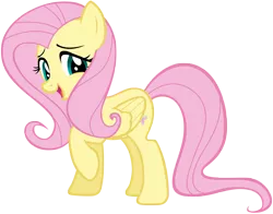 Size: 5976x4683 | Tagged: safe, artist:andoanimalia, derpibooru import, fluttershy, pegasus, pony, swarm of the century, absurd resolution, cute, female, mare, open mouth, shyabetes, simple background, solo, transparent background, vector