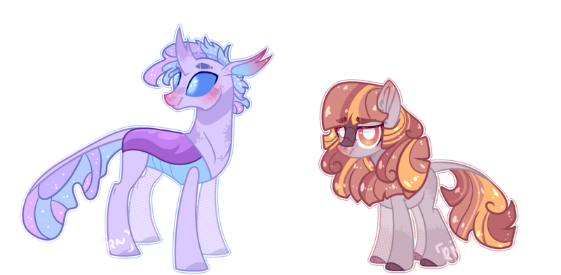 Size: 3100x1524 | Tagged: artist:jxst-alexa, changepony, derpibooru import, female, hybrid, magical lesbian spawn, mare, oc, offspring, parent:autumn blaze, parent:maud pie, parent:pharynx, parent:princess luna, parents:lunarynx, safe, simple background, transparent background, unofficial characters only