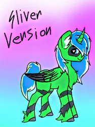 Size: 480x640 | Tagged: safe, artist:silver moon, derpibooru import, oc, oc:prince thunder spark, alicorn, zebra, alicorn oc, horn, image, jpeg, solo, striped, wings