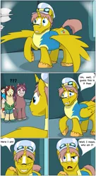 Size: 5513x10113 | Tagged: safe, artist:cactuscowboydan, author:bigonionbean, derpibooru import, oc, oc:heartstrong flare, oc:king calm merriment, oc:king speedy hooves, oc:tommy the human, human, comic:fusing the fusions, comic:the bastion of canterlot, butt, canterlot, canterlot castle, cape, clothes, comic, commissioner:bigonionbean, conductor hat, conjoined, cutie mark fusion, dat ass was fat, dat butt, dialogue, fat ass, father and child, father and son, folded wings, fused, fusion, fusion:heartstrong flare, fusion:king calm merriment, fusion:king speedy hooves, glasses, goggles, gymnasium, hat, human oc, jiggling, magic, male, meme, merge, merging, plot, potion, scarf, shirt, shocked, short tail, spread wings, stallion, surprised, tail wag, thicc ass, thick, uncle and nephew, uniform, wings, wonderbolts, wonderbolts uniform