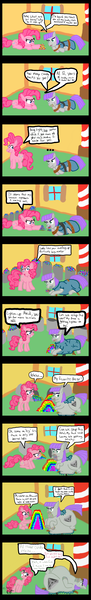 Size: 900x5904 | Tagged: questionable, artist:1992zepeda, derpibooru import, maud pie, pinkie pie, pony, comic, fat, feedee, feeder, force feeding, maud pudge, morbidly obese, obese, rock candy, weight gain, weight gain comic, weight gain sequence, wrong cutie mark