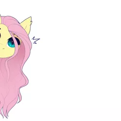 Size: 3000x3000 | Tagged: safe, artist:evehly, derpibooru import, fluttershy, bat pony, pony, bat ponified, cute, ear fluff, ear tufts, female, flutterbat, head tilt, looking at you, mare, no mouth, peeking, race swap, shy, shyabates, shyabetes, simple background, slit eyes, slit pupils, solo, white background, wrong eye color