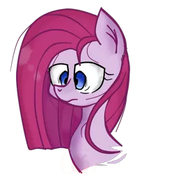 Size: 4000x4000 | Tagged: safe, artist:applerougi, derpibooru import, pinkie pie, pony, absurd resolution, bust, pinkamena diane pie, portrait, simple background, solo, transparent background