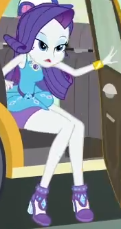 Size: 176x333 | Tagged: safe, derpibooru import, screencap, rarity, equestria girls, equestria girls series, fomo, spoiler:eqg series (season 2), clothes, cropped, eyeshadow, female, geode of shielding, high heels, legs, magical geodes, makeup, pencil skirt, shoes, sitting, skirt, taxi, thighs