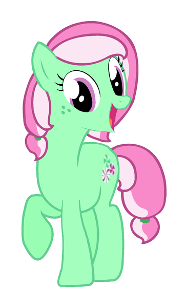 Size: 1112x1848 | Tagged: safe, derpibooru import, minty, pony, sundae sundae sundae, spoiler:interseason shorts, base used, redesign