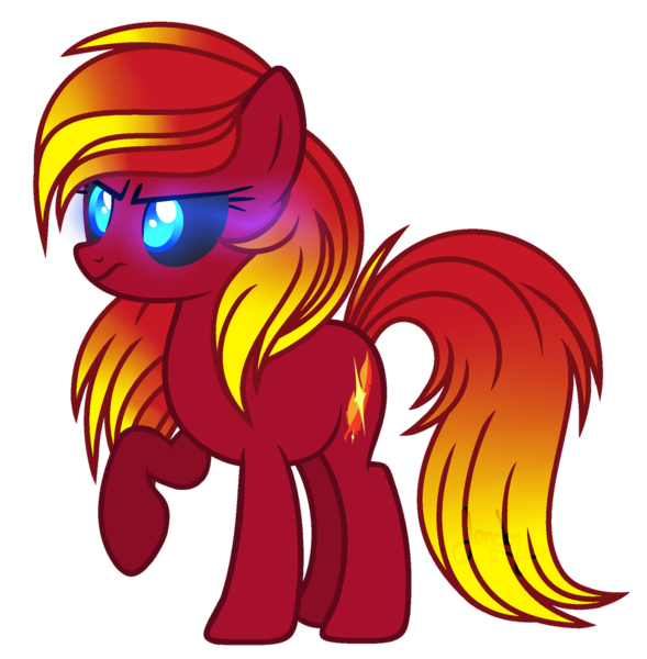 Size: 1280x1305 | Tagged: safe, artist:t-aroutachiikun, derpibooru import, oc, oc:paragon ire, earth pony, pony, black sclera, female, mare, simple background, solo, transparent background