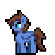 Size: 192x192 | Tagged: safe, artist:bitassembly, derpibooru import, oc, oc:bizarre song, unofficial characters only, pegasus, pony, abstract background, animated, gif, pixel art, solo, sprite