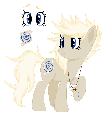 Size: 411x447 | Tagged: safe, artist:lynxxit, artist:selenaede, derpibooru import, oc, oc:time turner, unofficial characters only, earth pony, pony, base used, bio in the source, cutie mark, female, jewelry, mare, necklace, next generation, offspring, parent:derpy hooves, parent:doctor whooves, parents:doctorderpy, raised hoof, reference sheet, simple background, solo, transparent background