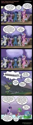 Size: 1000x3730 | Tagged: safe, artist:pacificgreen, derpibooru import, night light, princess cadance, princess flurry heart, shining armor, spike, twilight sparkle, twilight sparkle (alicorn), twilight velvet, alicorn, dragon, pony, unicorn, once upon a zeppelin, airship, bandage, chocolate, comic, female, food, hot chocolate, mother and child, mother and daughter, oh crap, reality ensues, wide eyes, zeppelin