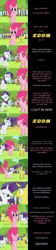 Size: 2000x8868 | Tagged: safe, artist:mlp-silver-quill, derpibooru import, comet tail, pinkie pie, rarity, earth pony, pony, unicorn, comic:pinkie pie says goodnight, comic, darling, female, male, mare, messy mane, stallion, this will end in death, this will end in murder, this will end in tears, this will end in tears and/or death, you dun goofed