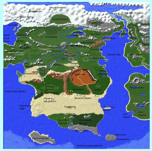 Size: 664x658 | Tagged: arimaspi territory, baltimare, basalt beach, black skull island, bone dry desert, bugbear territory, caves of conundrum, celestial sea, cloudsdale, continent, crystal empire, derpibooru import, dodge junction, dragon lands, equestria, farthest reaches, fillydelphia, forbidden jungle, frozen north, great iceberg barrier, griffonstone, hayseed swamp, horseshoe bay, kirin grove, klugetown, las pegasus, lost lagoon, luna ocean, macintosh hills, manehattan, map, map of equestria, minecraft, mount aris, nightmare cliffs, no pony, our town, pine needle barrens, rainbow falls (location), safe, sea of clouds, seaquestria, slug troll swamp, somnambula (location), storm king's realm, tall tail, trottingham, undiscovered west, vanhoover, world painter, yakyakistan