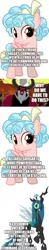 Size: 500x2528 | Tagged: safe, derpibooru import, edit, edited screencap, editor:lord you know who, screencap, cozy glow, lord tirek, queen chrysalis, centaur, changeling, changeling queen, pegasus, pony, comic:the epilogue, frenemies (episode), comic, fanfic art, female, filly, foal, implied grogar, legion of doom, male, screencap comic, simple background, text, white background