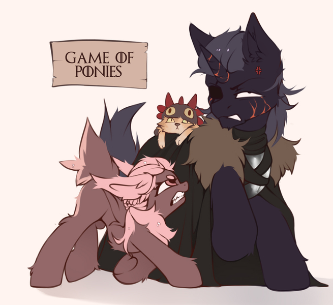 Size: 1200x1100 | Tagged: artist:dogihotdogi, cat, clothes, cosplay, costume, cute, derpibooru import, game of thrones, oc, oc:magma, oc:sugar boy, safe, sweet