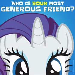 Size: 960x960 | Tagged: safe, derpibooru import, official, rarity, pony, cute, facebook, friendship, peekaboo, raribetes, rarity month