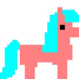 Size: 160x160 | Tagged: safe, artist:undeadponysoldier, derpibooru import, oc, oc:echristian, unofficial characters only, earth pony, pony, 8-bit, female, image, jpeg, mare, picture for breezies, pixel art, simple background, solo, white background