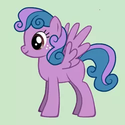 Size: 400x400 | Tagged: safe, derpibooru import, oc, oc:wind glow, pegasus, pony, pony creator, fusion, missing cutie mark, not sweetie belle, parent:cozy glow, parent:wind sprint