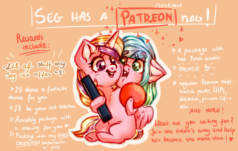 Size: 1280x809 | Tagged: safe, artist:segraece, derpibooru import, oc, oc:double mind, oc:power plant, alicorn, pony, female, patreon, patreon link, siblings, sisters, solo, twins