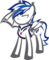 Size: 3000x3720 | Tagged: safe, artist:up1ter, derpibooru import, oc, oc:styxus, unofficial characters only, bat pony, pony, bat pony oc, bat wings, guard, lineart, night guard, salute, simple background, solo, transparent background, wings