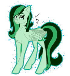 Size: 909x984 | Tagged: safe, artist:fullmoondagger, derpibooru import, oc, oc:eden shallowleaf, unofficial characters only, pegasus, pony, simple background, smiling, solo, transparent background, wings