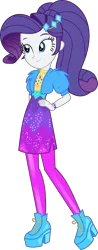 Size: 2481x6349 | Tagged: safe, artist:digimonlover101, derpibooru import, rarity, equestria girls, equestria girls series, festival filters, spoiler:eqg series (season 2), bolero jacket, clothes, dress, female, geode of shielding, high heels, magical geodes, music festival outfit, shoes, simple background, solo, transparent background, vector