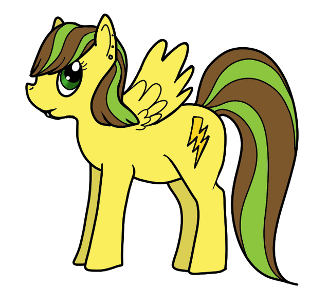 Size: 715x672 | Tagged: safe, artist:jolty, derpibooru import, oc, oc:thunderjolt, pony, solo