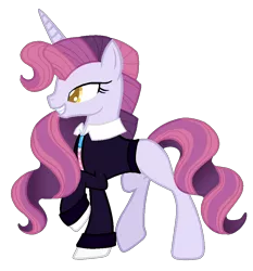 Size: 928x996 | Tagged: safe, artist:musical-medic, derpibooru import, oc, oc:astral projection, pony, unicorn, base used, clothes, magical lesbian spawn, male, offspring, parent:rarity, parent:sassy saddles, parents:rarisaddles, simple background, solo, stallion, transparent background