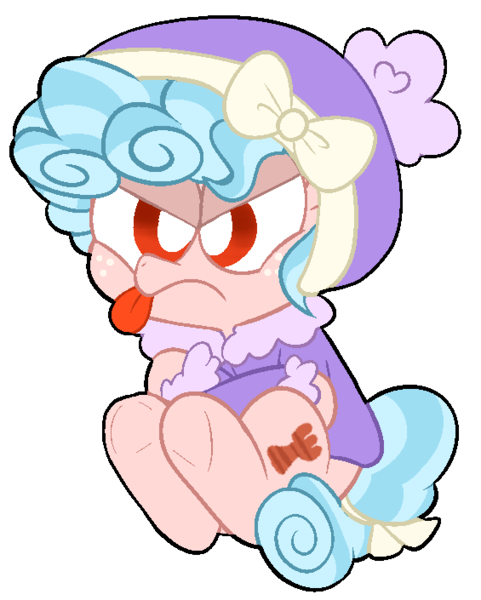 Size: 565x705 | Tagged: safe, artist:pinkiespresent, derpibooru import, cozy glow, pony, frenemies (episode), angry, clothes, cozy glow is not amused, cozybetes, crossed hooves, cute, female, filly, foal, madorable, sitting, solo, tongue out, white pupils, winter outfit