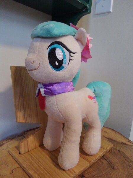 Size: 3120x4160 | Tagged: safe, artist:olyfactory, derpibooru import, coco pommel, earth pony, pony, clothes, irl, photo, plushie, solo