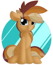 Size: 3300x4038 | Tagged: safe, artist:notmywing, derpibooru import, earth pony, pony, simple background, sitting, solo, transparent background