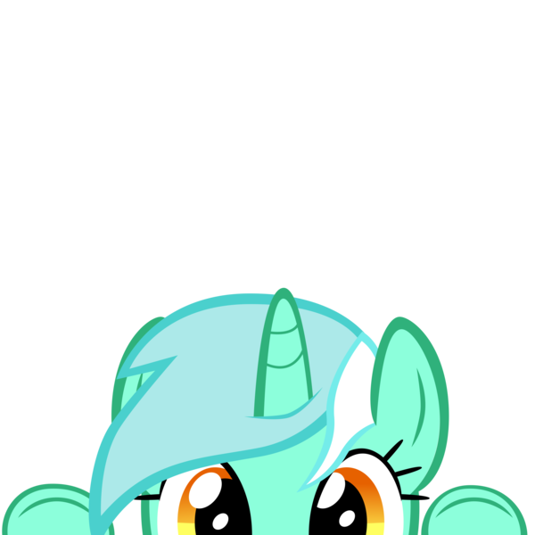 Size: 10000x10000 | Tagged: safe, artist:mrkat7214, derpibooru import, part of a set, lyra heartstrings, pony, unicorn, absurd resolution, cute, lyrabetes, peekaboo, peeking, simple background, solo, soon, transparent background, vector