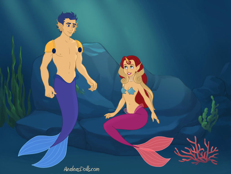 1866058 - artist:azaleasdolls, derpibooru import, editor:jdueler11, female,  flash magnus, magnambula, male, mermaid, mermaidized, safe, shipping,  somnambula, species swap, straight, underwater - Twibooru